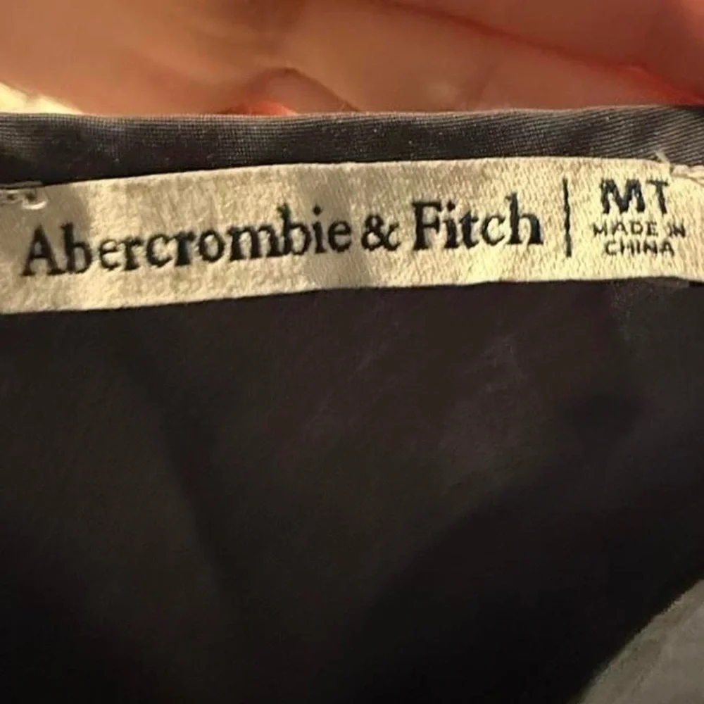 Abercrombie & Fitch Slate Gray Halter Maxi Dress - Size Medium Tall (M Tall)